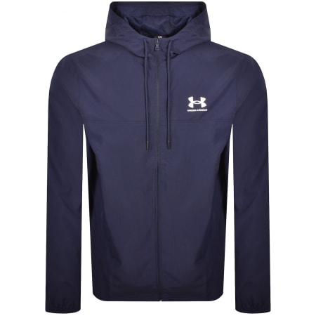 Product Image for Under Armour Rival Woven Windbreaker Jacket Navy