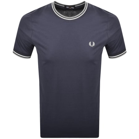Product Image for Fred Perry Twin Tipped T Shirt Dark Airforce