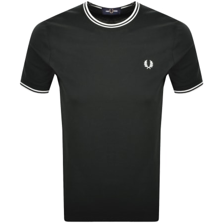 Product Image for Fred Perry Twin Tipped T Shirt Night Green