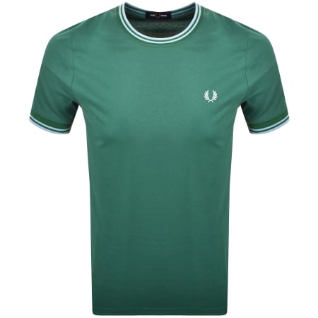 Product Image for Fred Perry Twin Tipped T Shirt Sport Green