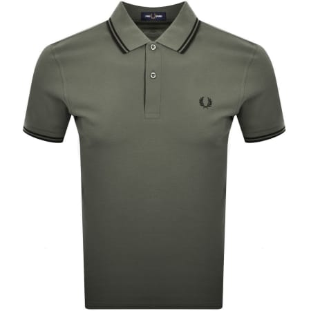 Product Image for Fred Perry Twin Tipped Polo T Shirt Green