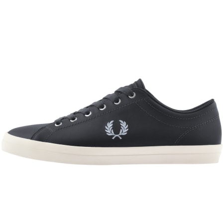 Product Image for Fred Perry Baseline Leather Trainers Navy