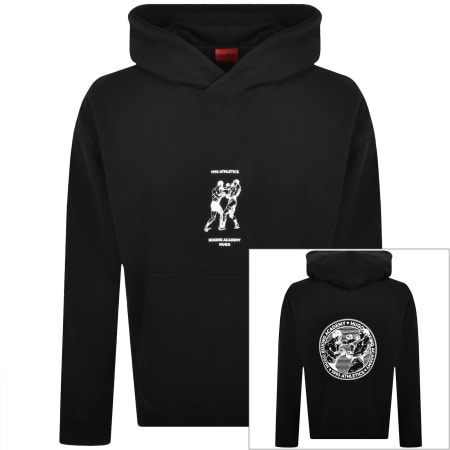 Product Image for HUGO Duwrestie Hoodie Black