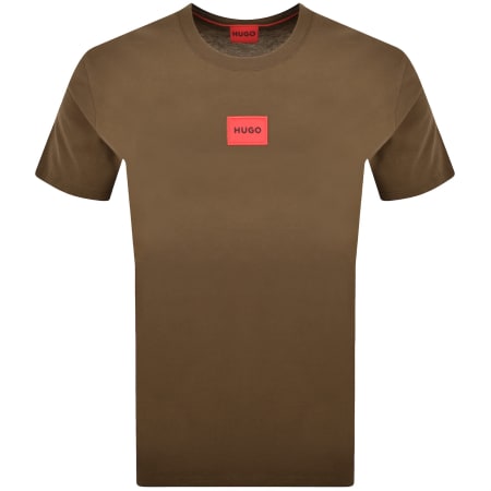 Product Image for HUGO Diragolino212 T Shirt Brown
