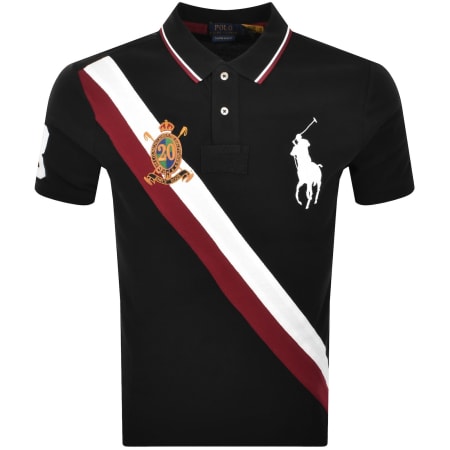 Product Image for Ralph Lauren Custom Slim Polo T Shirt Black