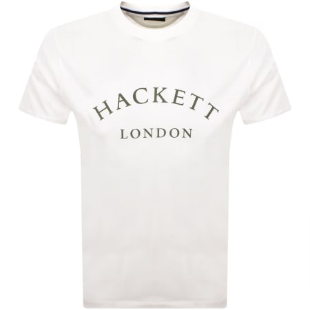 Product Image for Hackett Heritage Essential T Shirt Off White