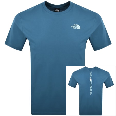 Product Image for The North Face Vertical Logo T Shirt Mineral Ink B