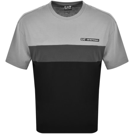 Product Image for EA7 Emporio Armani T Shirt Black and Grey
