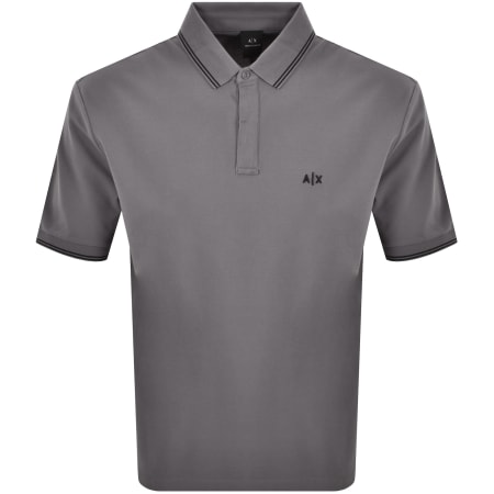 Recommended Product Image for Armani Exchange Polo T Shirt Dark Gull Grey