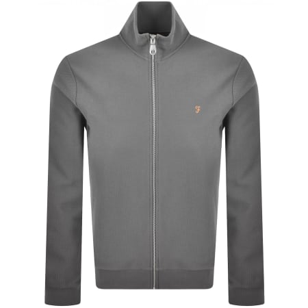 Product Image for Farah Seaton Zip Sweatshirt Grey