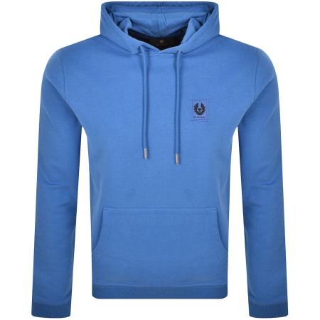 Product Image for Belstaff Logo Pullover Hoodie Marine Blue