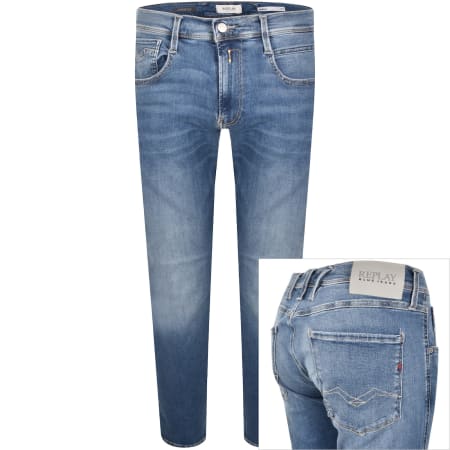 Product Image for Replay Anbass Slim Fit Jeans Blue