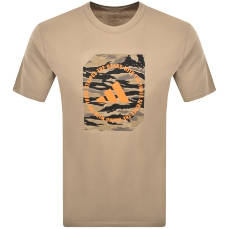 Product Image for adidas Sportswear Camo Box T Shirt Brown