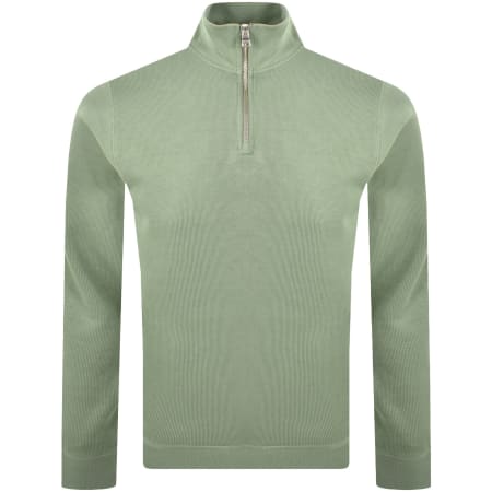 Product Image for Lacoste Quarter Zip Knit Sweatshirt Green