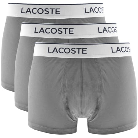 Product Image for Lacoste Underwear 3 Pack Boxer Grey