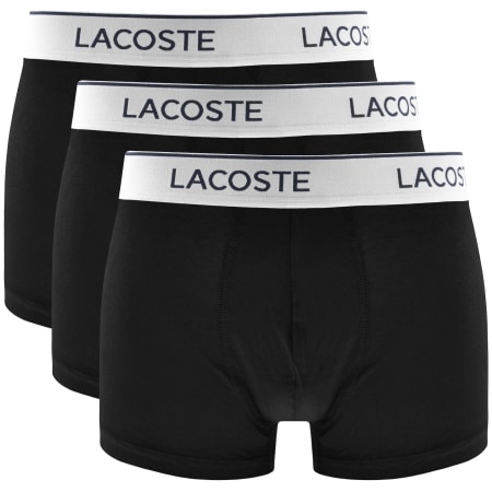Product Image for Lacoste Underwear 3 Pack Boxer Black