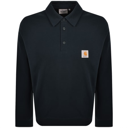 Recommended Product Image for Carhartt WIP Polo Sweatshirt Navy