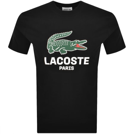 Product Image for Lacoste Paris Logo T Shirt Black