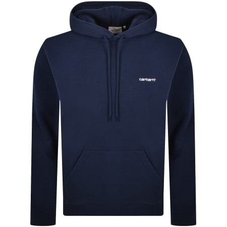 Product Image for Carhartt WIP Script Hoodie Blue