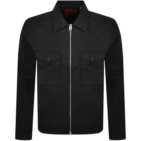 Product Image for HUGO Efilos Overshirt Black