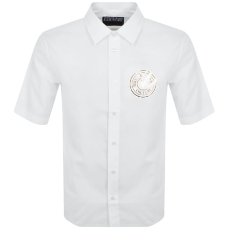 Product Image for Versace Jeans Couture V Emblem Shirt White