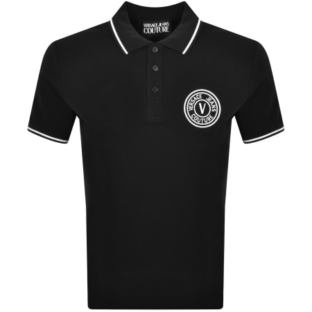 Product Image for Versace Jeans Couture Round Logo Polo Black