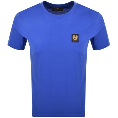 Product Image for Belstaff Short Sleeve Logo T Shirt Cobalt Blue