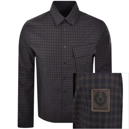 Product Image for Belstaff Scale Long Sleeved Shirt Brown