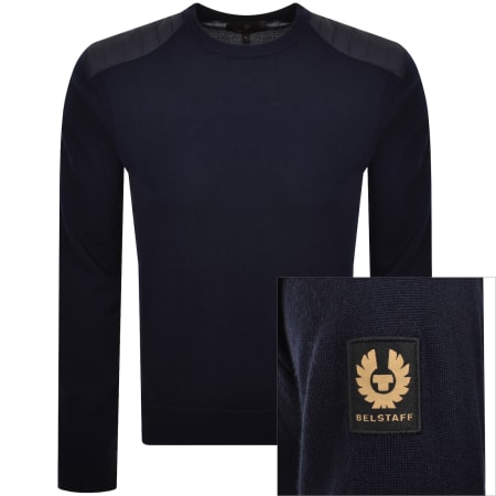 Product Image for Belstaff Kerrigan Wool Jumper Navy