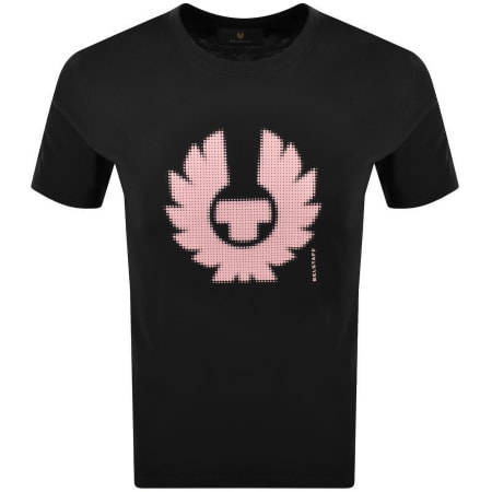 Product Image for Belstaff Short Sleeve Bitmap Logo T Shirt Black