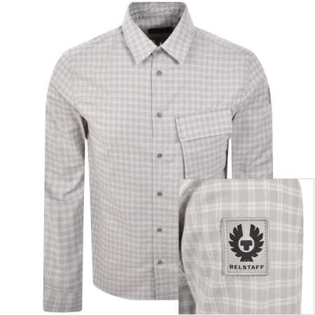 Product Image for Belstaff Scale Long Sleeved Shirt Grey