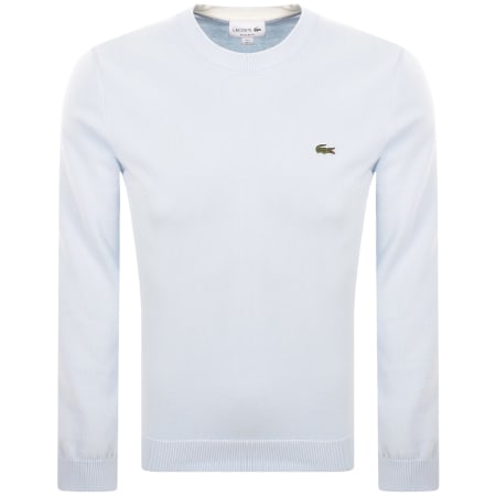 Product Image for Lacoste Crew Neck Knit Jumper Sky Blue