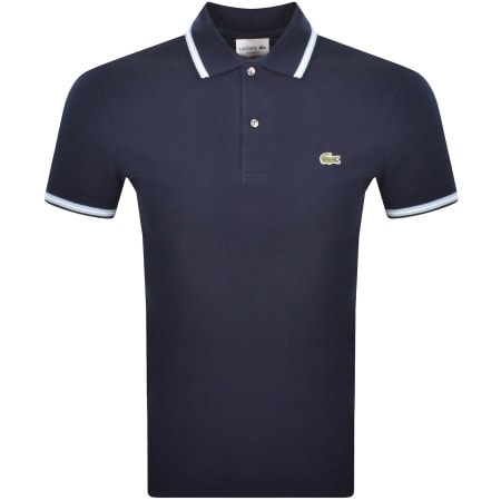 Product Image for Lacoste Tipped Polo T Shirt Navy