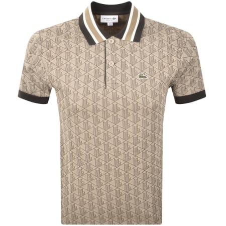 Product Image for Lacoste Logo Polo T Shirt Beige