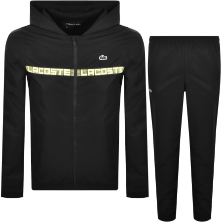 Product Image for Lacoste Sport Hooded Tracksuit Black