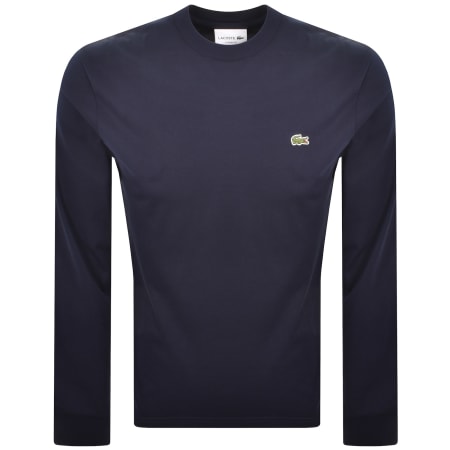 Product Image for Lacoste Long Sleeved T Shirt Navy