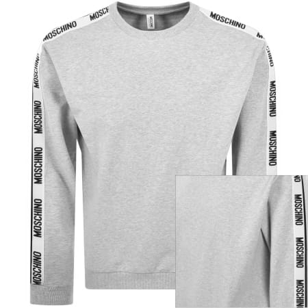 Product Image for Moschino Tape Logo Sweatshirt Grey