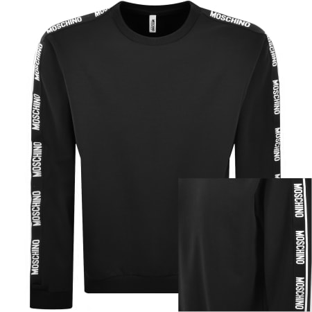 Product Image for Moschino Tape Logo Sweatshirt Black