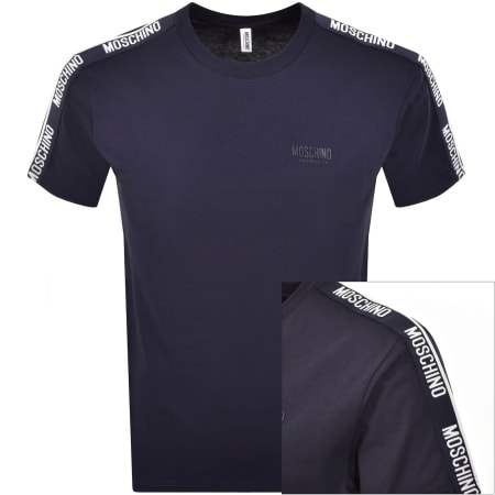 Product Image for Moschino Logo T Shirt Navy