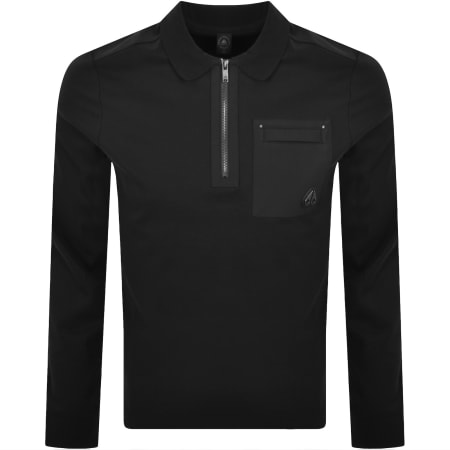 Product Image for Moose Knuckles Dalon Polo T Shirt Black