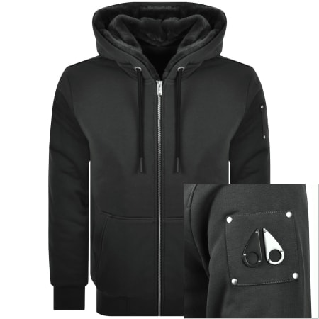 Product Image for Moose Knuckles Classic Bunny Zip Hoodie Grey