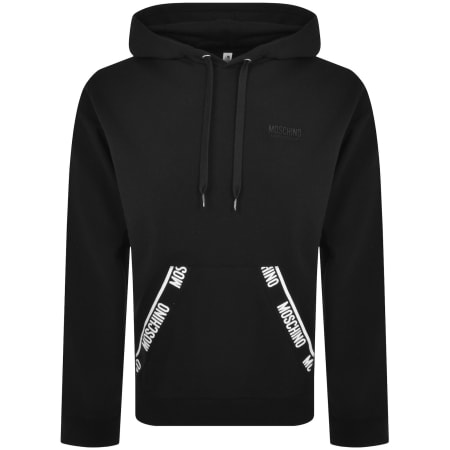 Product Image for Moschino Logo Tape Hoodie Black