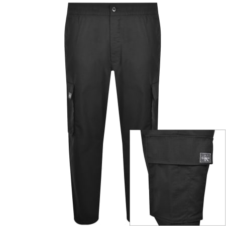 Product Image for Calvin Klein Jeans Skinny Cargo Trousers Black
