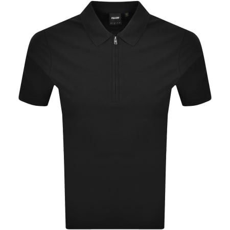 Recommended Product Image for Lyle And Scott Ottoman Zip Polo T Shirt Black