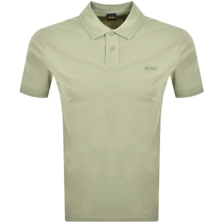 Product Image for BOSS Pe Interlock Polo T Shirt Green
