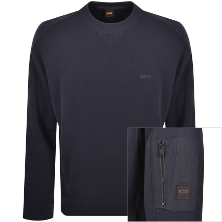 Product Image for BOSS We Mixed Sweatshirt Dark Blue