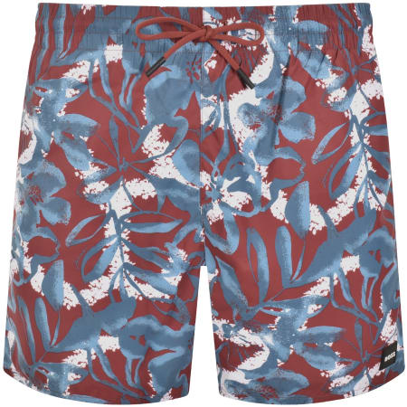 Product Image for BOSS Piranha Swim Shorts Medium Red