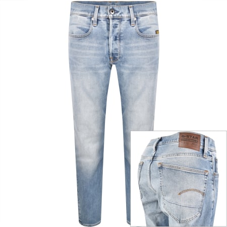 Product Image for G-Star 3301 Tapered Jeans Mid Wash Blue
