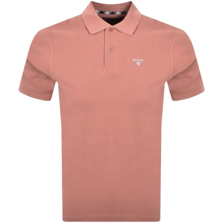 Recommended Product Image for Barbour Pique Polo T Shirt Earth Pink