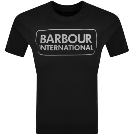Product Image for Barbour International Large Logo T Shirt Black